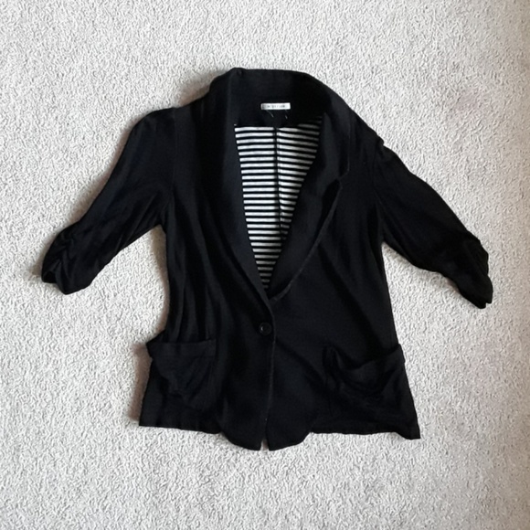 Amazing black Jersey blazer originally from japan - Picture 2 of 5